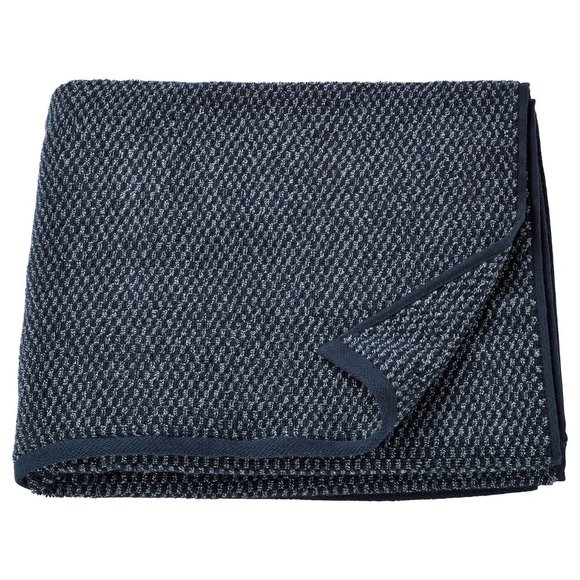 NEW - IKEA SKUTTRAN Bath Towel Dark Blue 28x55" - 100% COTTON - Picture 1 of 4